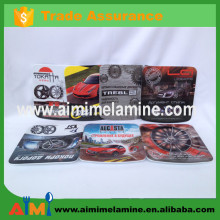 Russia design square melamine ware coin tray