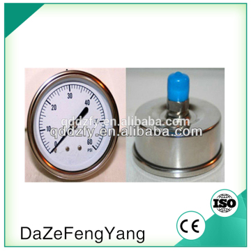 made in china all stainless steel suction pressure gauge Y-150HZ