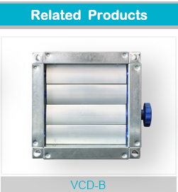 HVAC Motorized Air Duct Volume Control Damper