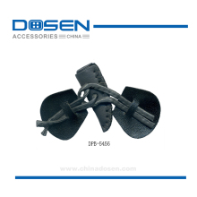 Ox Horn Sewing Leather Coat Button Resin Toggle Button Metal Leather Tab Closures for Duffle Coat Faux Leather Peacoat