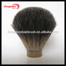 Shaving brush black badger hair knot, shaving brush head ,badger hair knots
