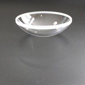 Lentille de dôme en verre de forme hémisphérique facile à monter