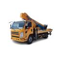 Aerial platform skylift truck with hydraulic booms truck