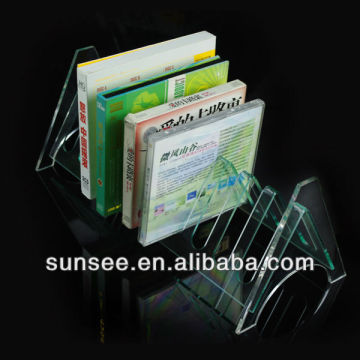 clear acrylic cd dvd display rack wholesale