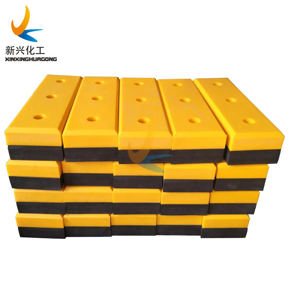 Anti-UV, Non-Rottrening, Flat Marine Fender/Impact Resistant Pads, Dock Sliding Pads