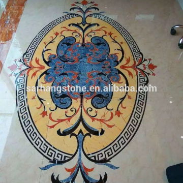 Stone marble water jet floor mat