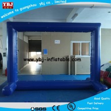 Outdoor cinema inflatable screen custom advertising inflatable movie rear projection tv screen for sale