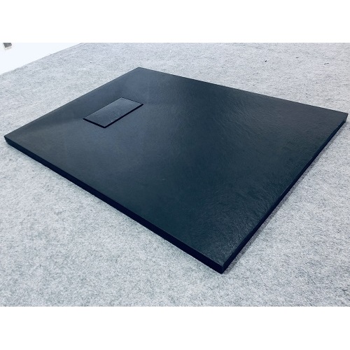 Bathroom Modern Black Stone SMC Shower Tray