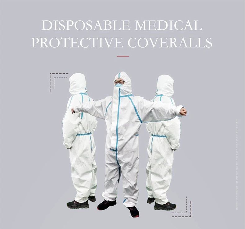 Quick Shipping High Quality Disposable Protective Suit Protection Clothing