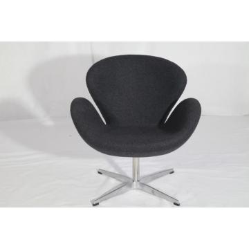 Designer Cashmere Swan Chair by Arne Jacobsen