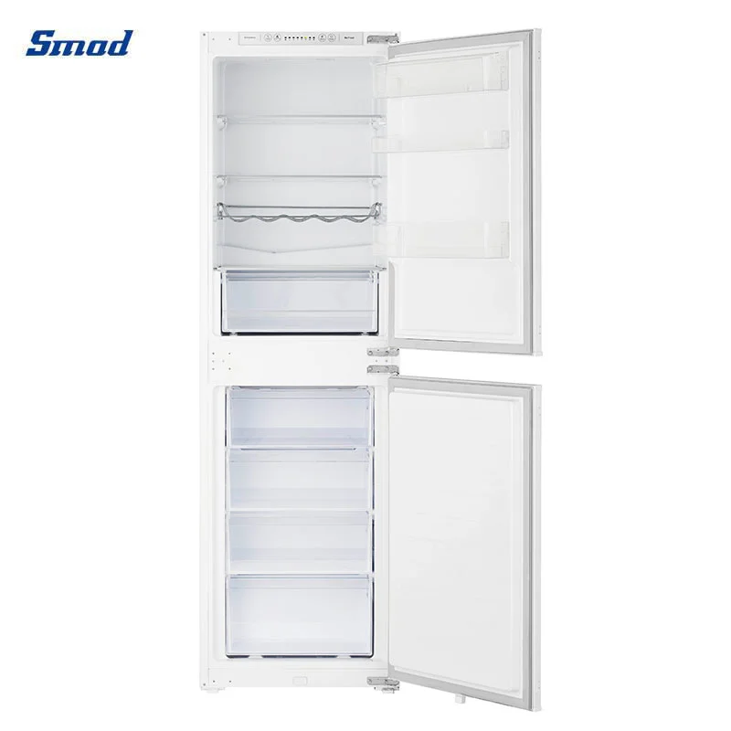 Smad 226L No Frost Built-in Bottom-Freezer Refrigerators Double Door Fridge