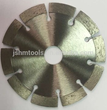 Hot pressed segmented mini circular saw blade for cutting plain steel