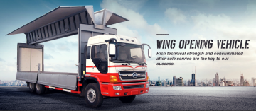 Two Sides Wing Opening Truck 45 Tons Payload