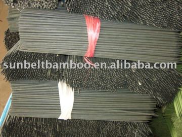 black bamboo flower stick