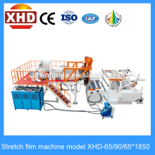 Three layer ABC co -extrusion stretch film extruder machine