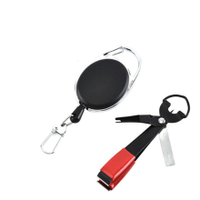 Stainless Steel Multifunction Fishing Line Cutter Clipper Hook Sharpener & Fly Tying Tool