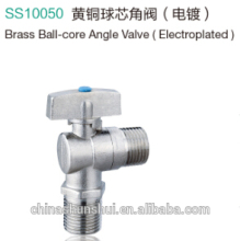 SS100501 ball-core Brass angle valve (drain valves)