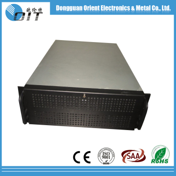 OEM 4U free nas storage black color Hot Swap Rack Mount Server computer cases ATX