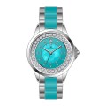 Alloy Case Diamond Bezel MOP Quartz Lady Watch