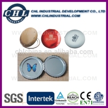 Personalized compact mirror with logo