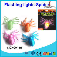 Professional Factory Sale !! Popular flashing lights spider halloween gift