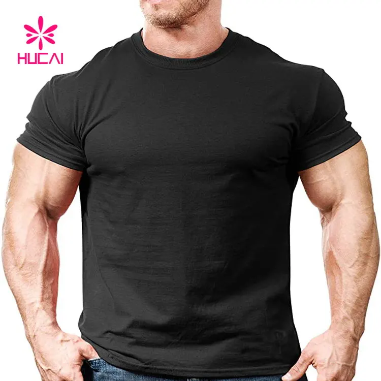 Men's Workout Fitness Quick Dry Solid Color Tech T-Shirt