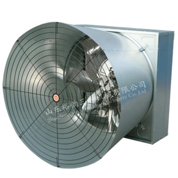 Push-Pull Opening System 1380mm Yuyun Sanhe Shutter Box Cone Fan