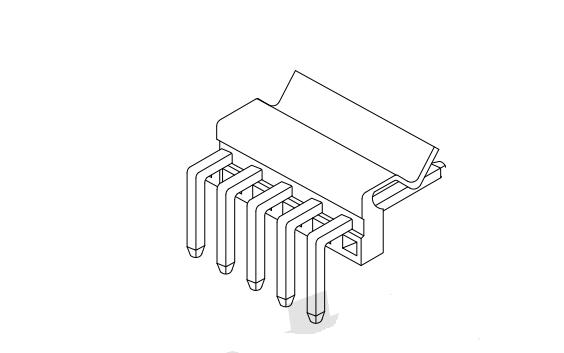 MX3.96mm 90 ° Series đầu nối wafer AW3962R-NP