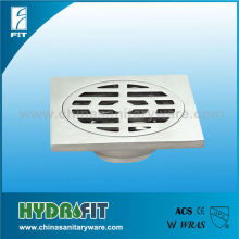 chromed bathroom Zinc floor drainer