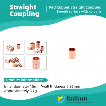 High-Pressure Copper Straight Fitting