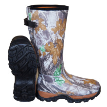 Waterproof Camo Hunting Boot: Durable Ankle Fit Insulated Rubber Boot