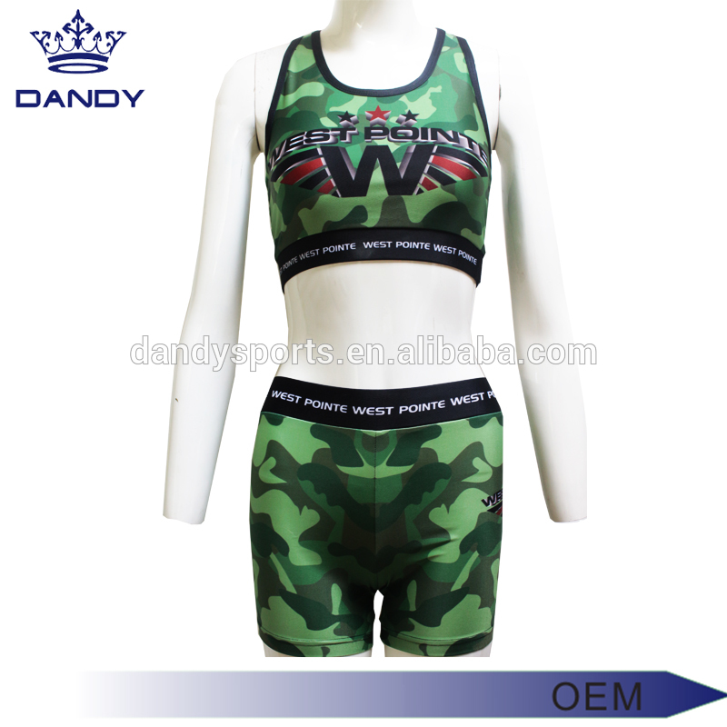 green cheer uniform