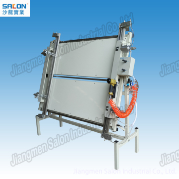 Pneumatic canvas stretcher machine