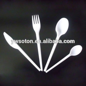 flatware/party cutlery/Medium weight ps disposable bulk plastic cutlery