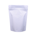 saco de embalagem ziplock de pvc branco fosco branco fosco