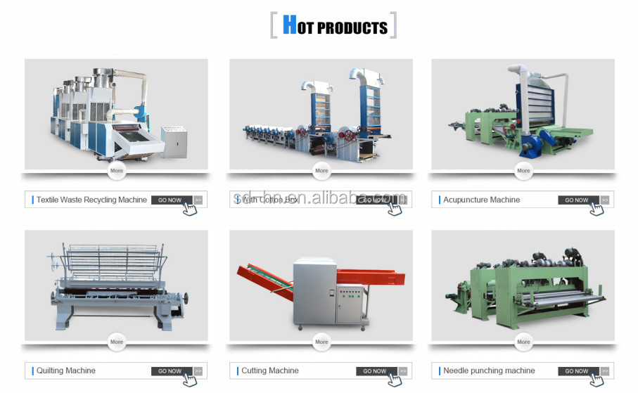 Waste Recycling Machine for Textile Garment Fine Textile fabric recycle