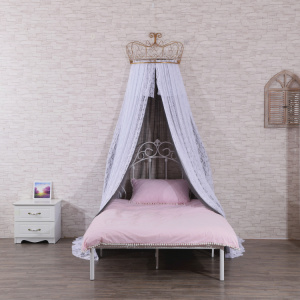Latest Design Princess Crown Top Mosquito Nets Lace