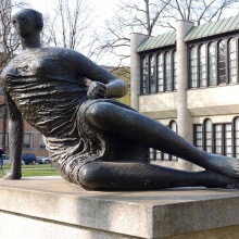 House decorative cast metal bronze abstract figure statue