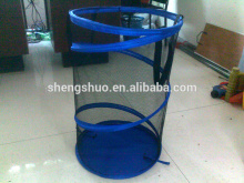 Folding laundry basket 100% polyester laundry bin pop-up hamper