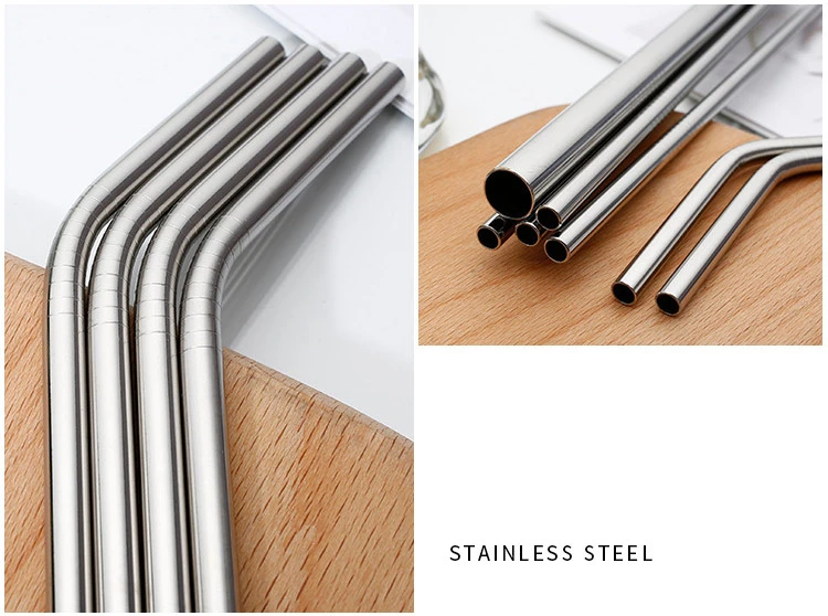 New Design Gift Box OEM Stainless Steel Straws