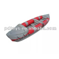 आउटडोर गतिविधि बहाव 2 व्यक्ति टेंडेम inflatable Kayak