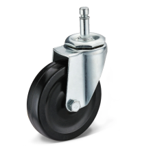 Rubber trolley casters for sale