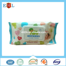 China supplier Organic Comfortable plastic packaging baby wet wipe