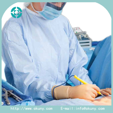 Sterile disposable surgical operating coat