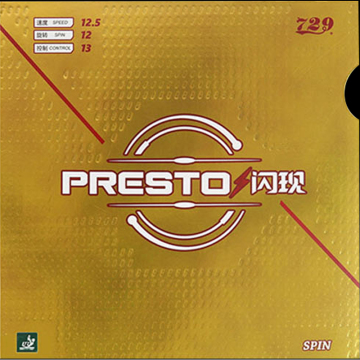 Friendship 729 PRESTO Inverted Table Tennis Rubber