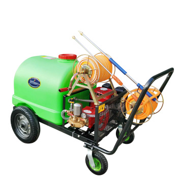 Hand Push Gasoline/Diesel Power Sprayer Cart - 60L to 1000L, 7.5HP