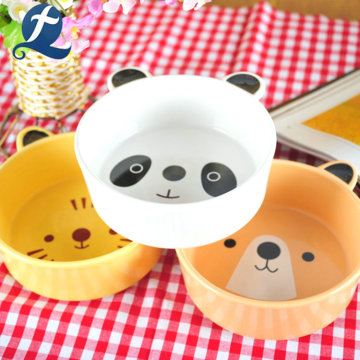 Unique Design Ceramic Dog Feeder Raised Pet Bowl