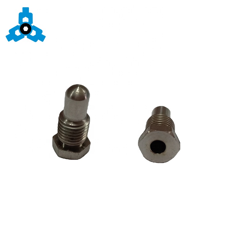 Custom Machinery Spare Parts With Thread Hex Socket Screw Bolt CNC Stainless Steel Stock Support