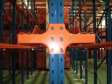 Dark Blue Drive In Pallet Racking