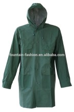 pvc/polyester adult raincoat